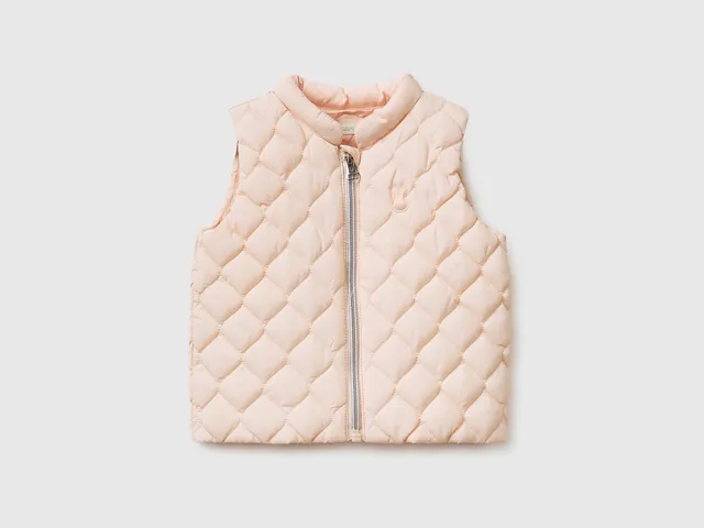 Benetton Gilet Smanicato Neonato Zip Rain Defender