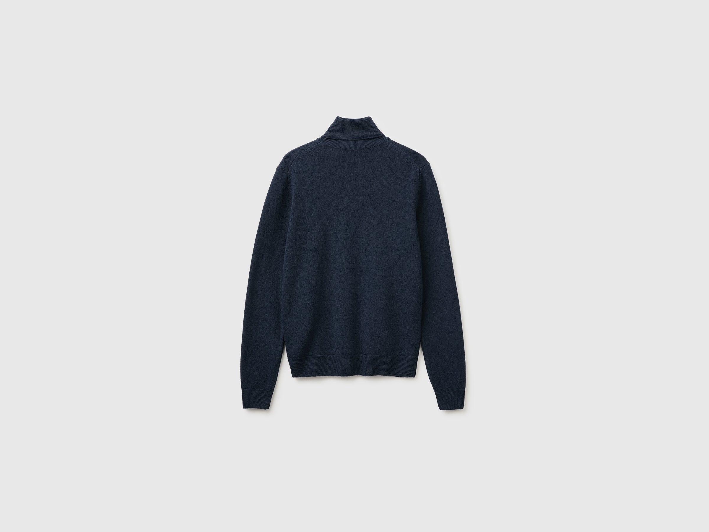 United Colors of Benetton 100% Merino Wool Turtleneck Maglione M