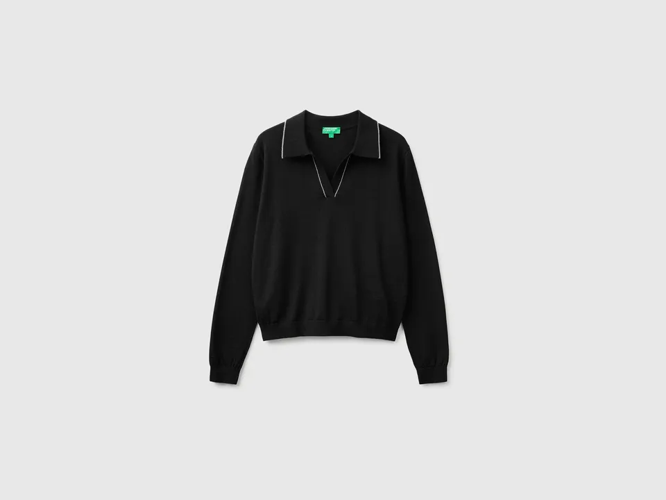 United Colors of Benetton Polo Merino maglione lana vergine M