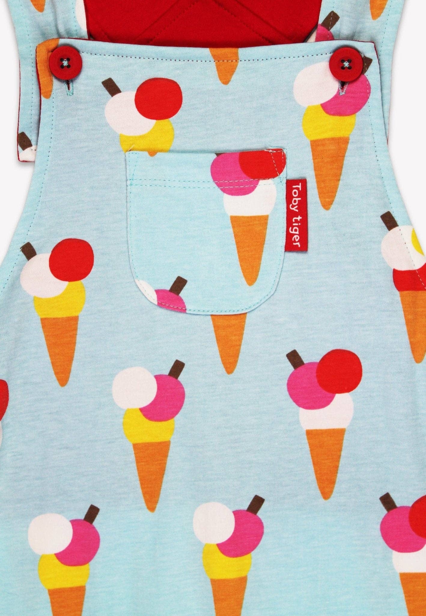 Kocarcia Toby Tiger Salopette Gelati cotone bio 6-12 mesi