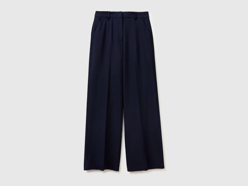 United Colors of Benetton Pantaloni Larghi Viscosa 42