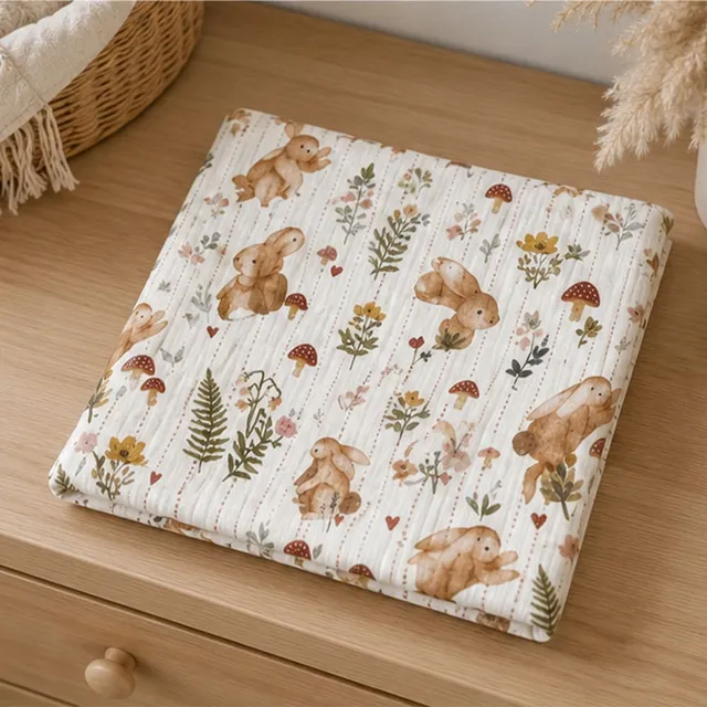 Petite Citrouille Alice mussola neonato 60x60 garza cotone