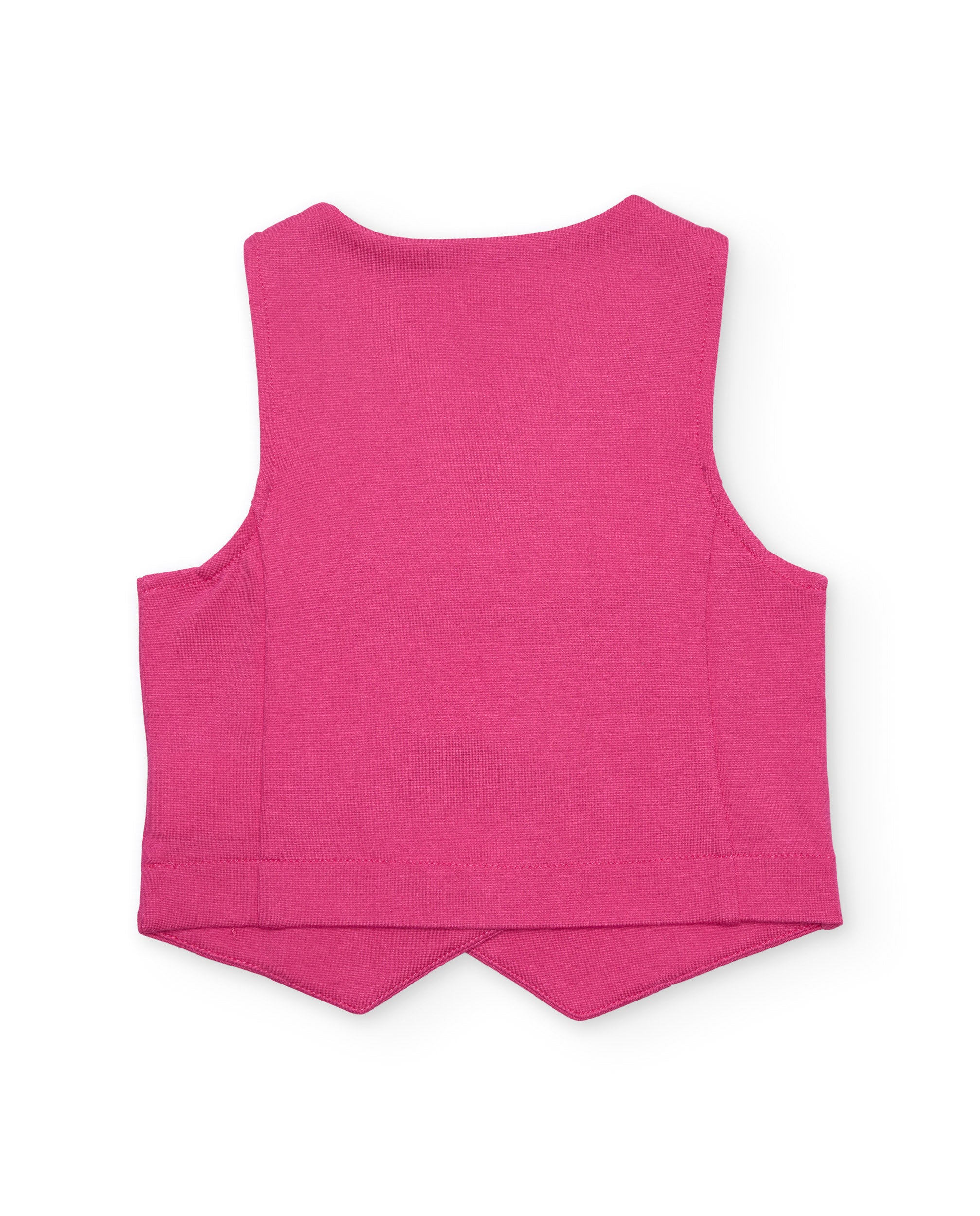 TucTuc Maglioni Gilet Bambina Fucsia Bottoni Metallici