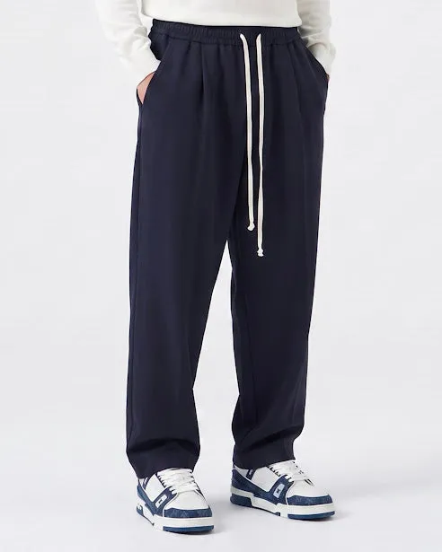 Sottosopra Uomo pantalone an019103 baggy nero M viscosa