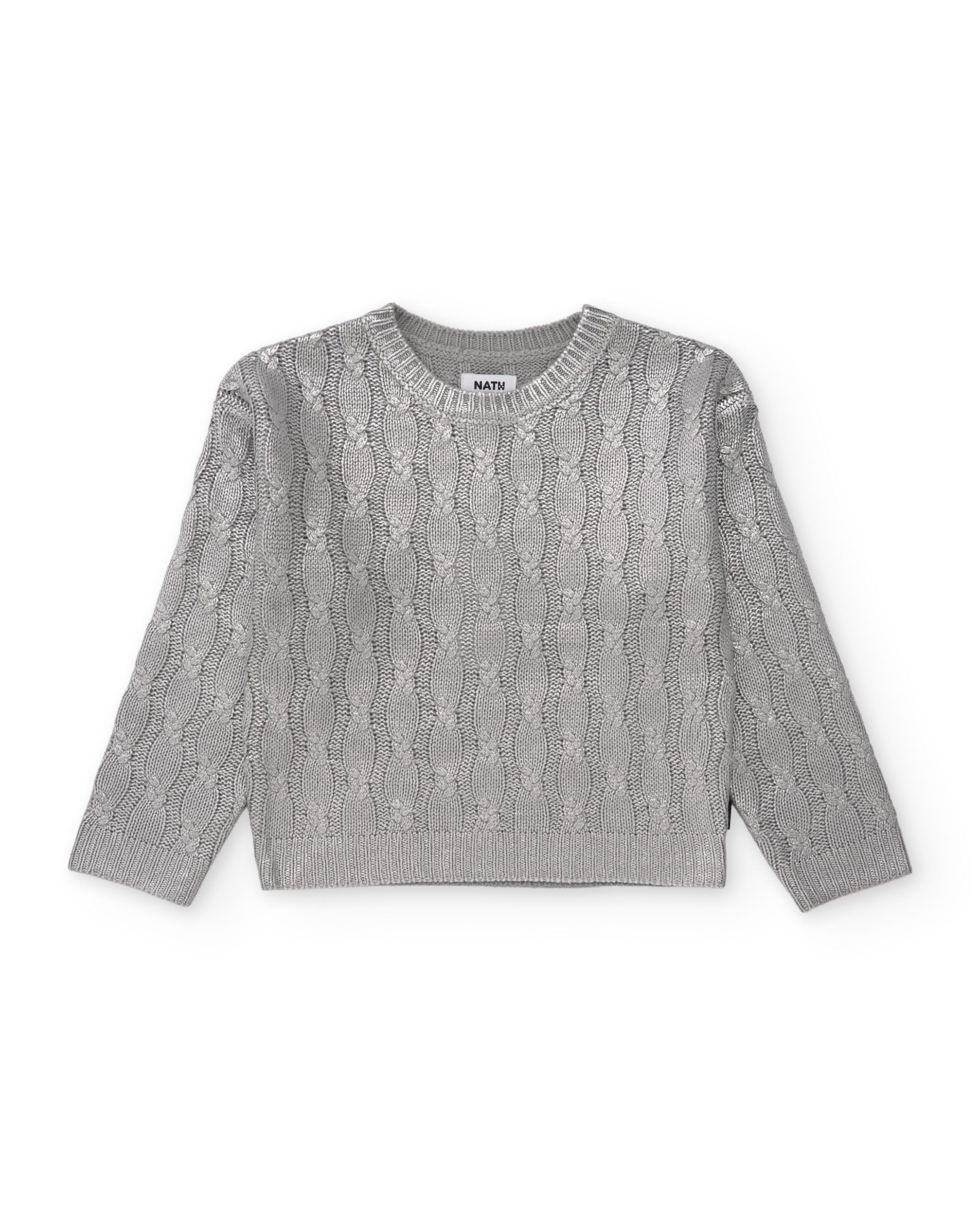 TucTuc Maglioni Maglione Bambina Tricot Argento maniche lunghe