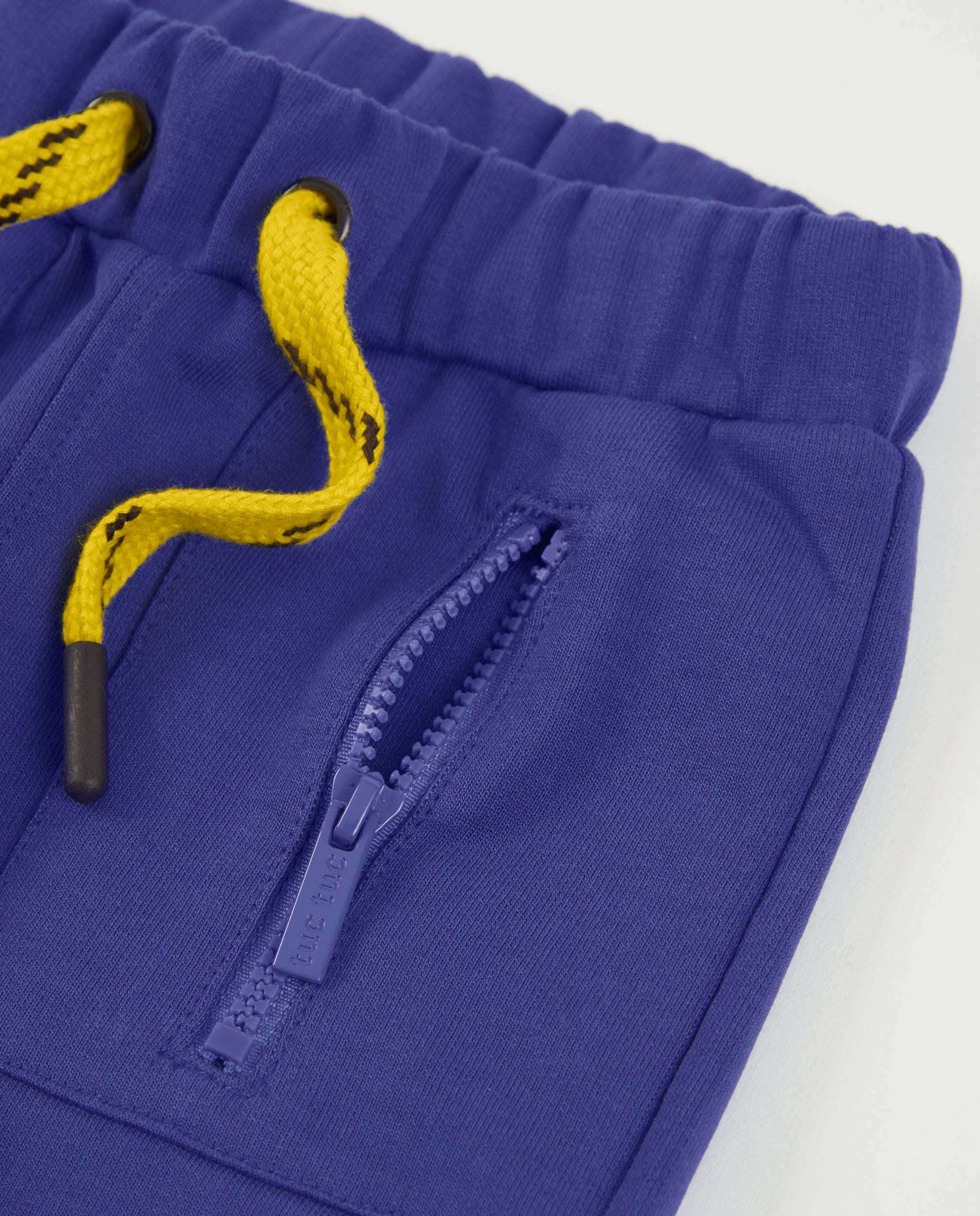TucTuc Bermuda shorts bambino lila tasche zip elastico