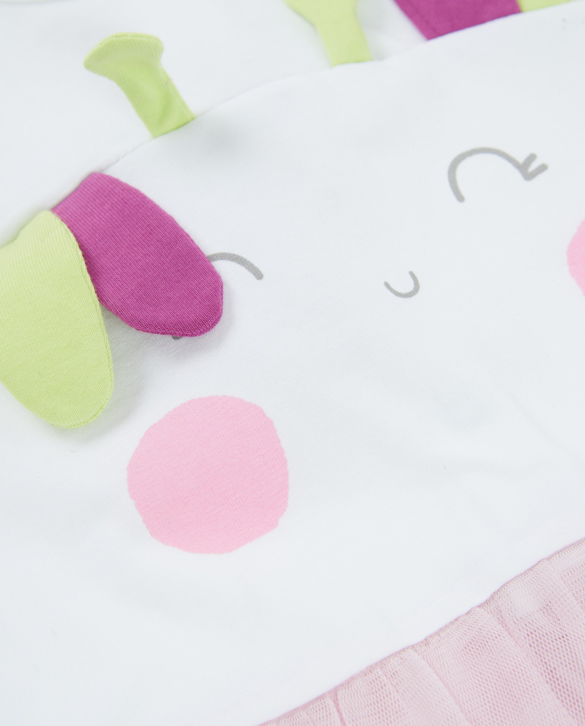 TucTuc Completi Maglia Neonato Volant Tulle Bianco