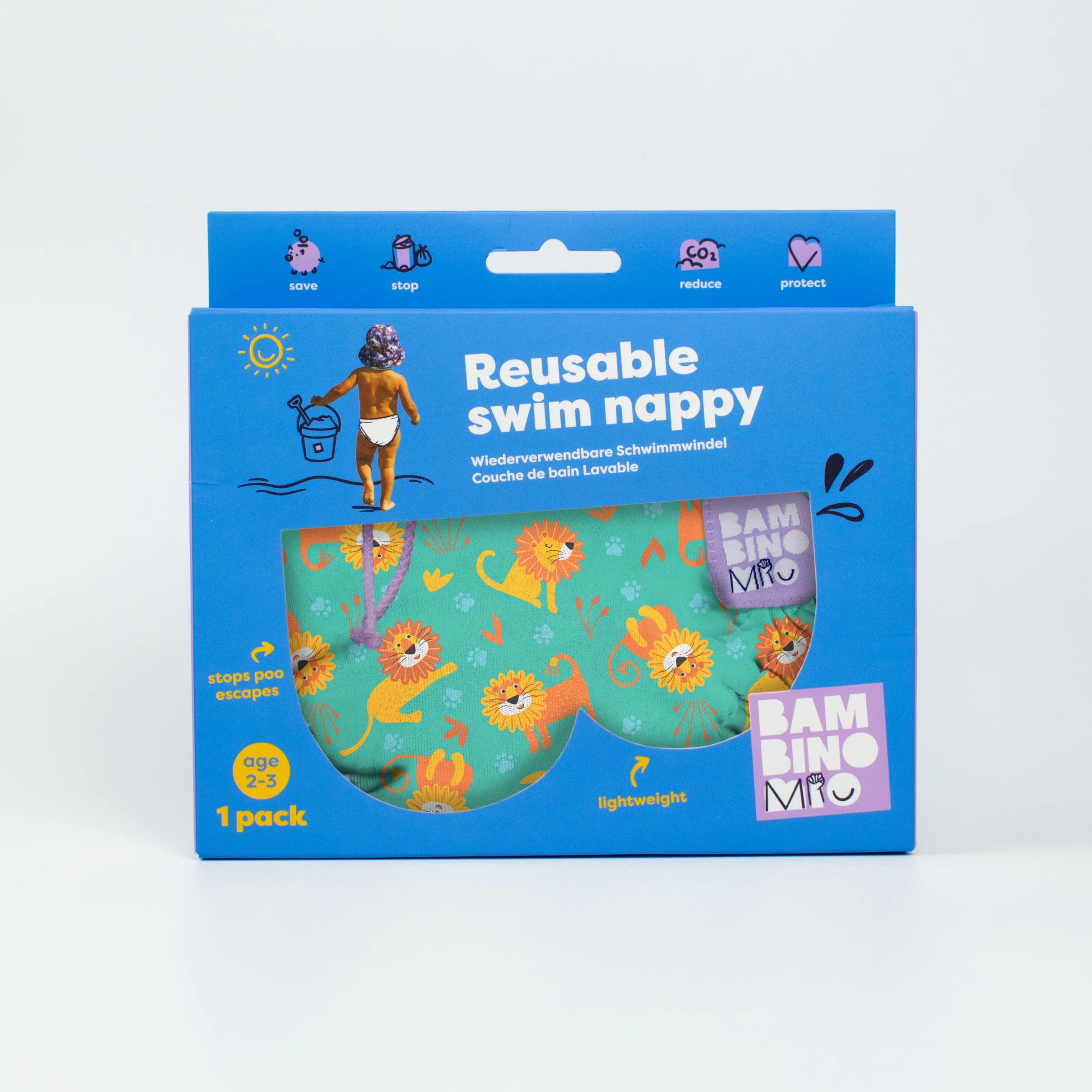 Bambino Mio Cool Cats costumino contenitivo 0-6 mesi