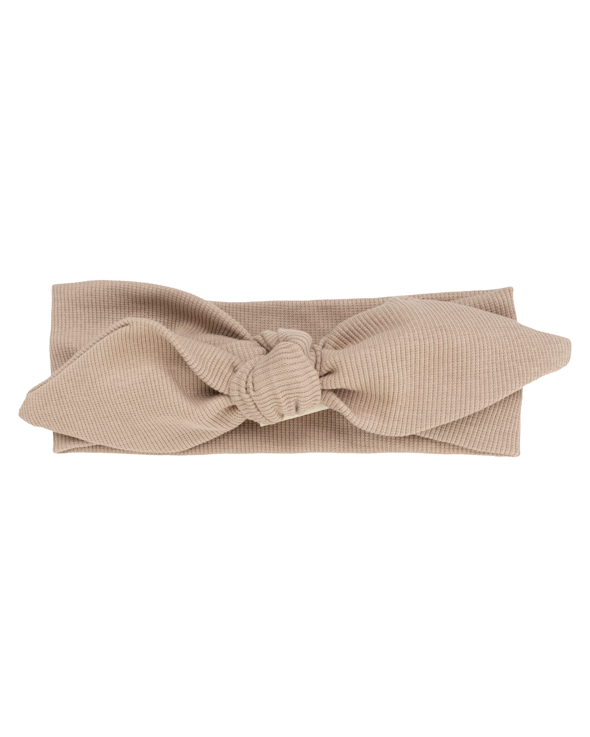 Woolly Organic Headband fascia bambina cotone Rose Clay SS27