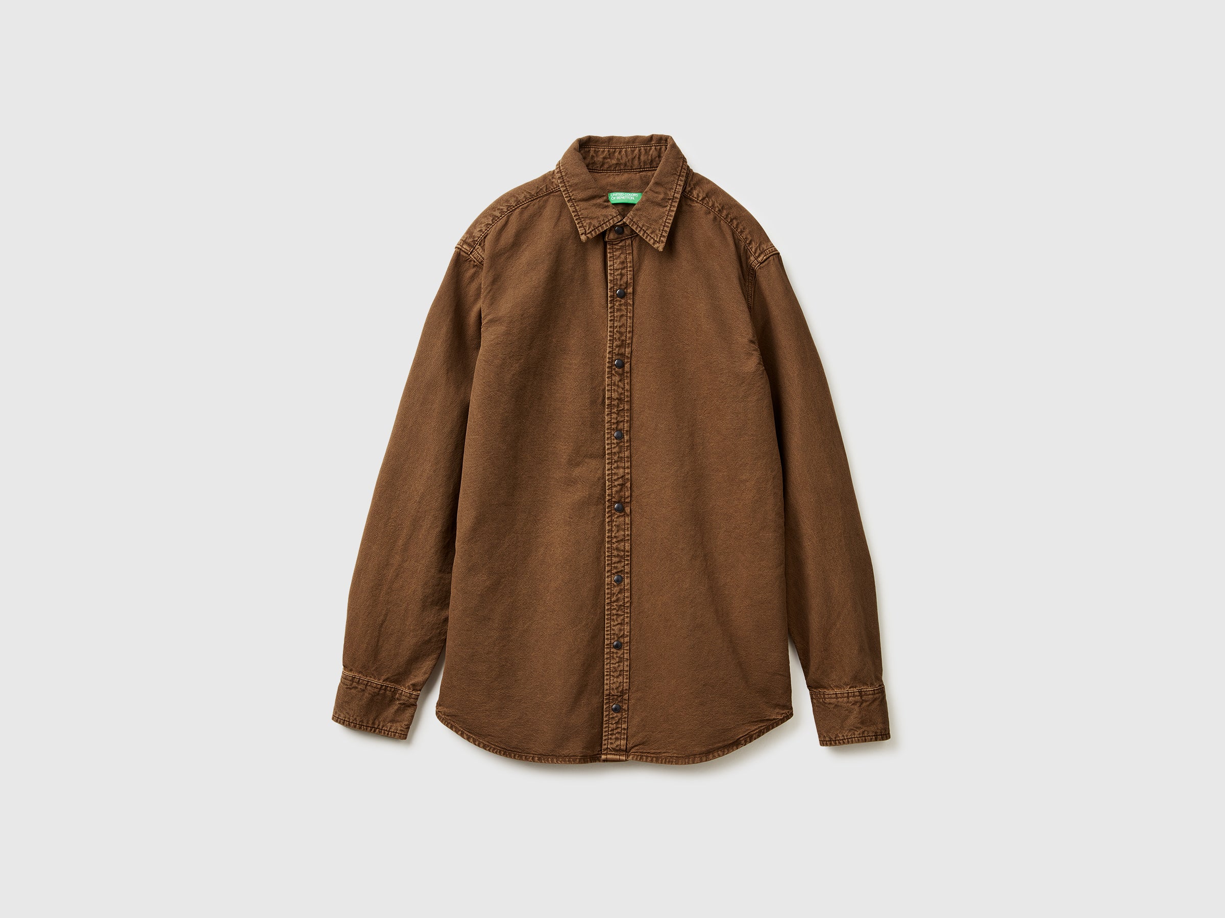 United Colors of Benetton Shirts Slim shirt camicia cotone slim