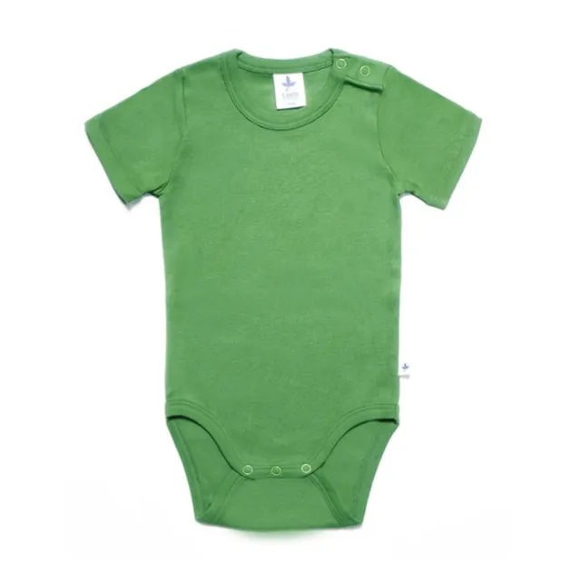 Kocarcia Leela Cotton Body Verde Maniche Corte Cotone 62-68 cm