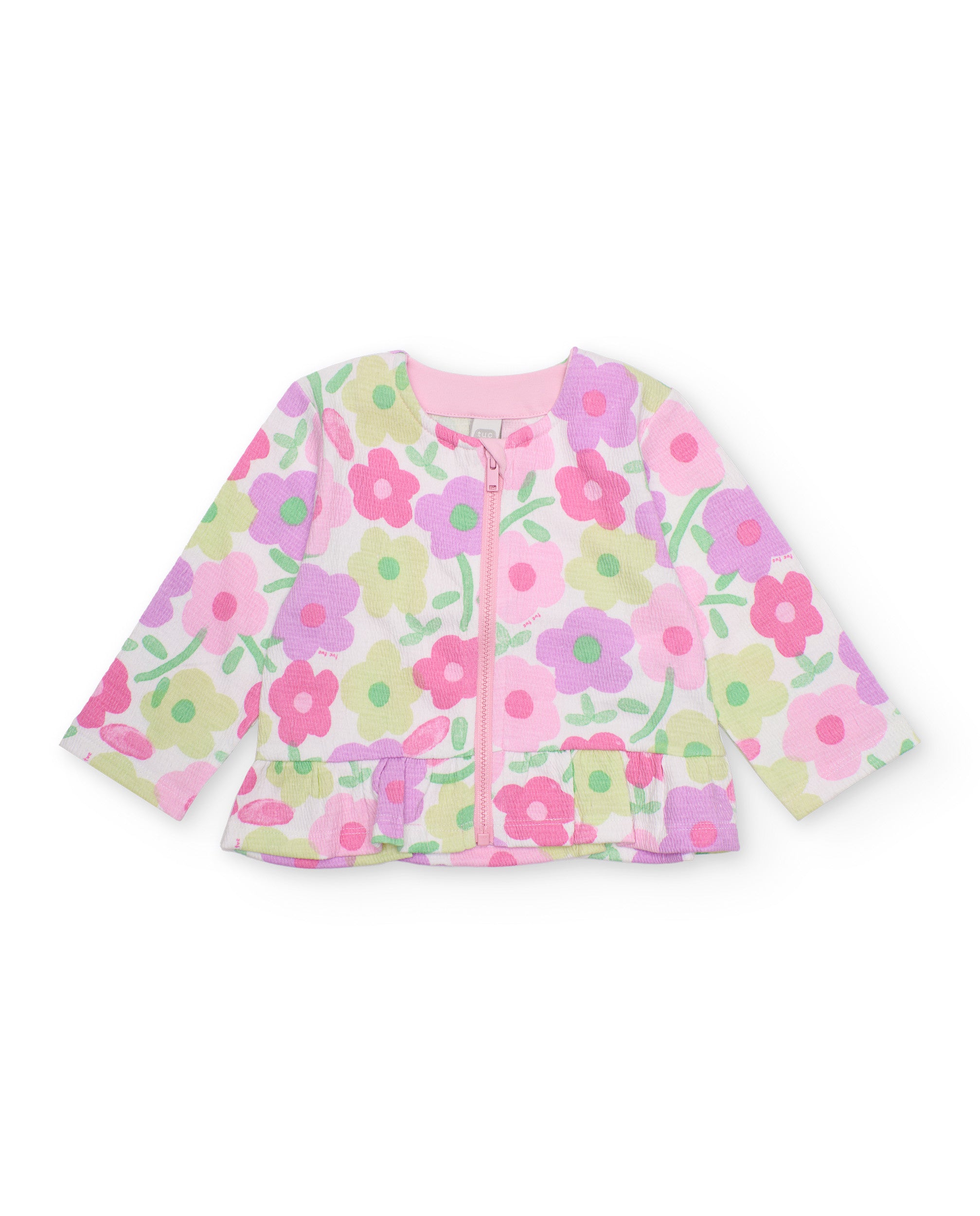 TucTuc Completi Completo Neonata Rosa 3 Pezzi Fiori