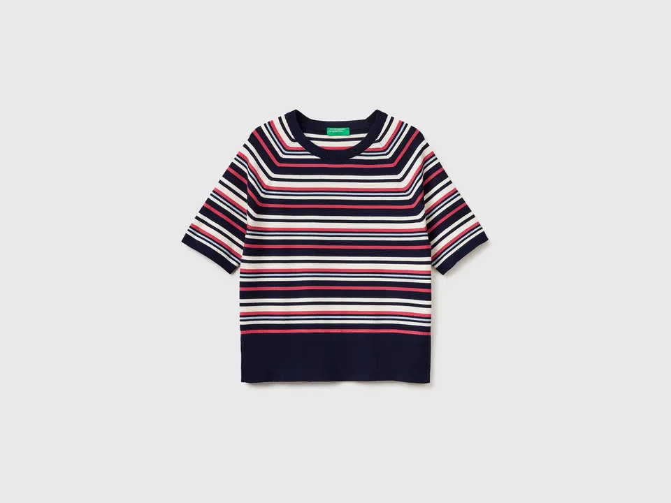 United Colors of Benetton Maglione Rigato Viscosa M
