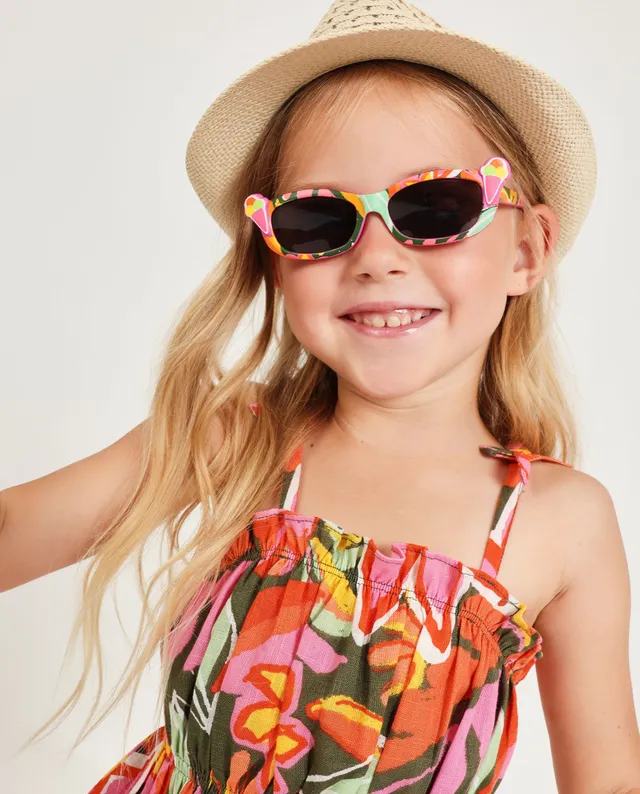 TucTuc Accessori Occhiali Sole Bambina Rosa Fiori