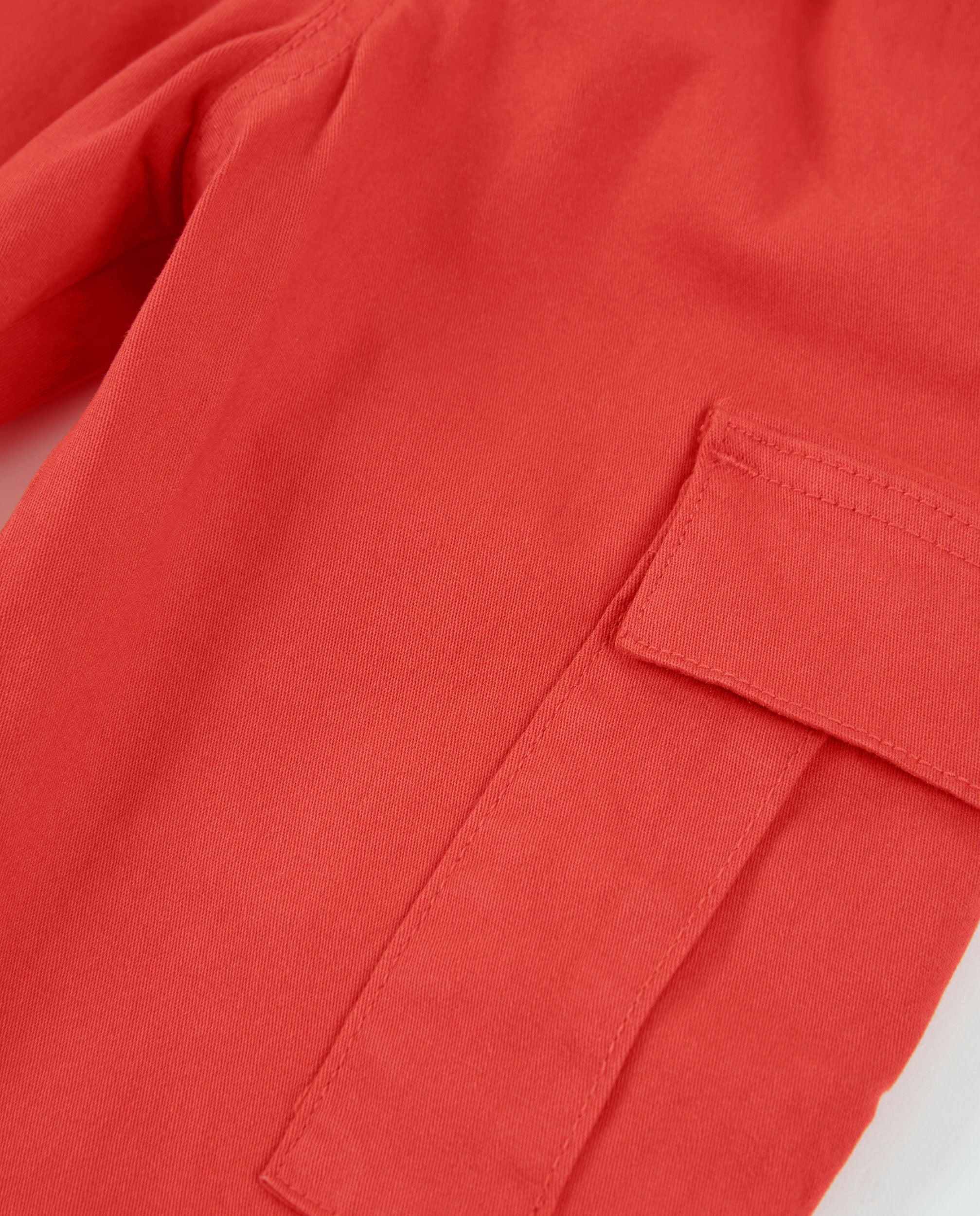 TucTuc Pantaloni cargo bambino tasche laterali rosso