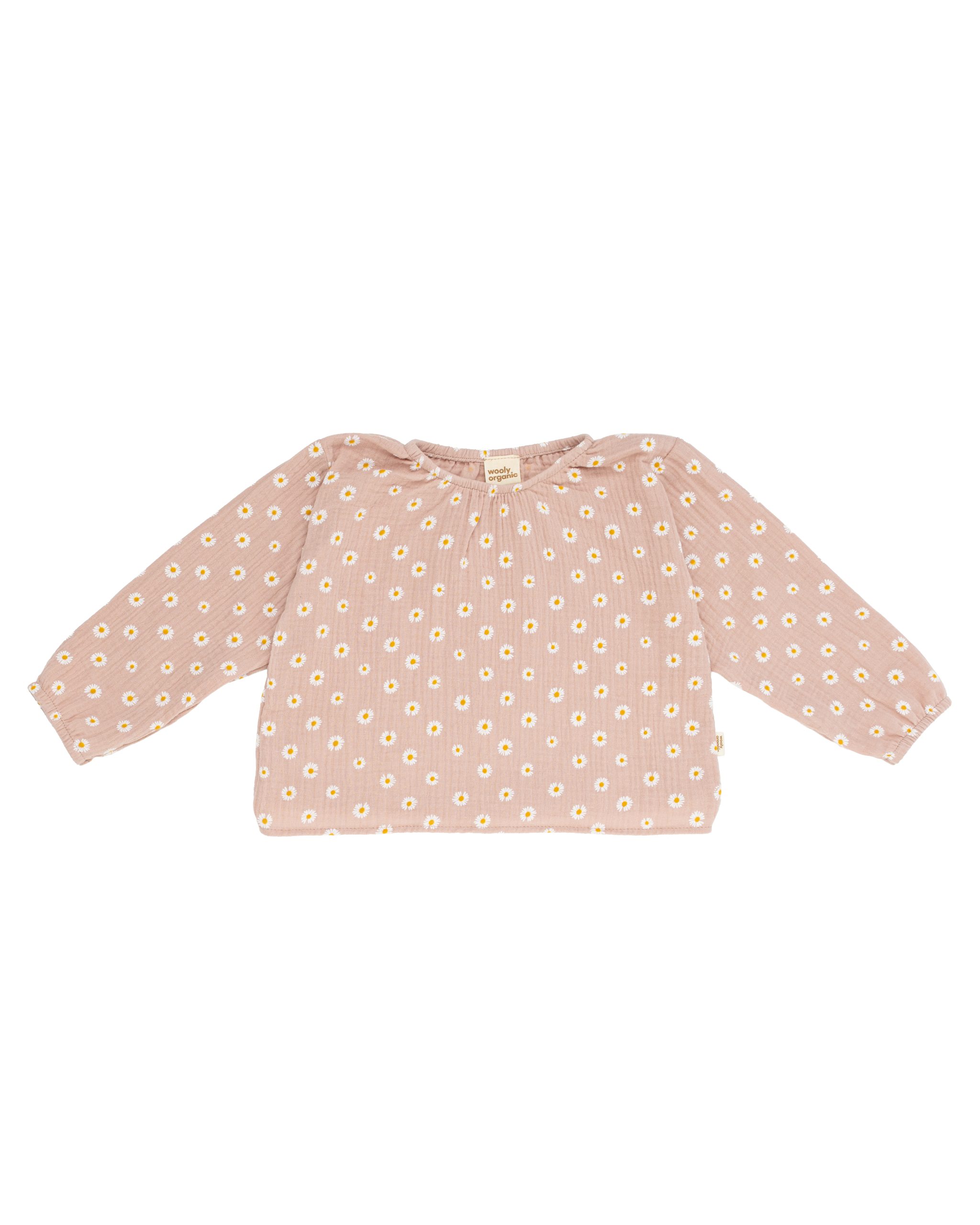 Woolly Organic Blouse camicia mussola cotone organico Ecru