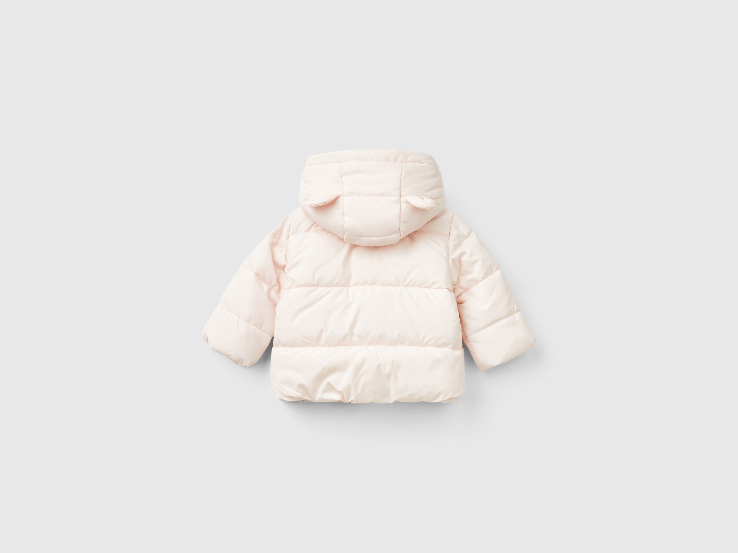 Benetton Giacca Imbottita con Cappuccio 68 antivento
