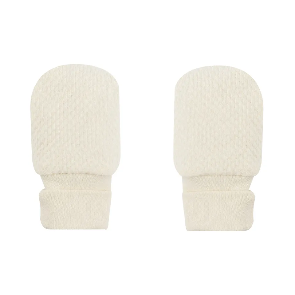 Woolly Organic Gloves guantini neonato cotone bio Noos