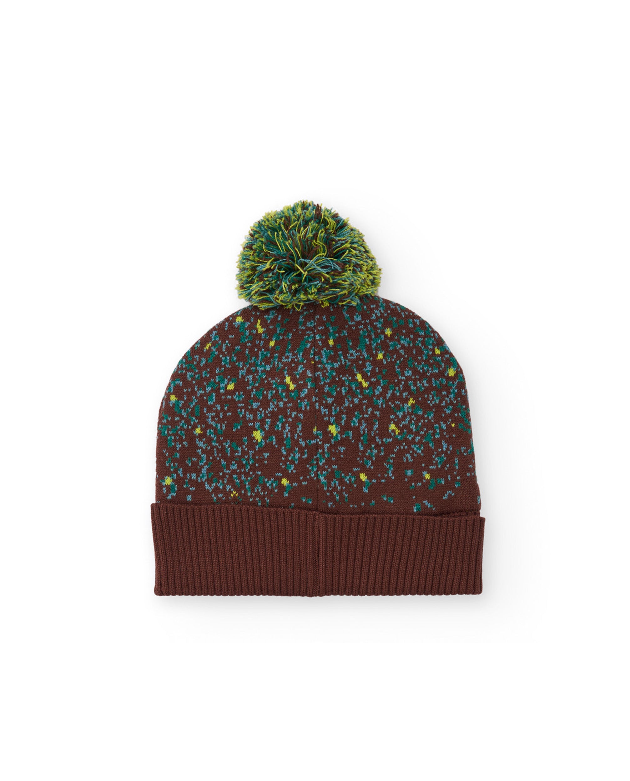 TucTuc Accessori Berretto bambino tricot pompon marrone