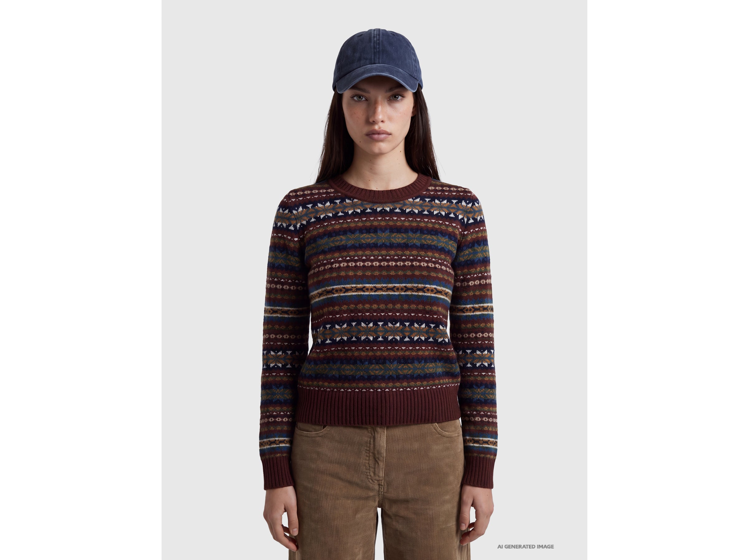 United Colors of Benetton Maglione Jacquard Lana M