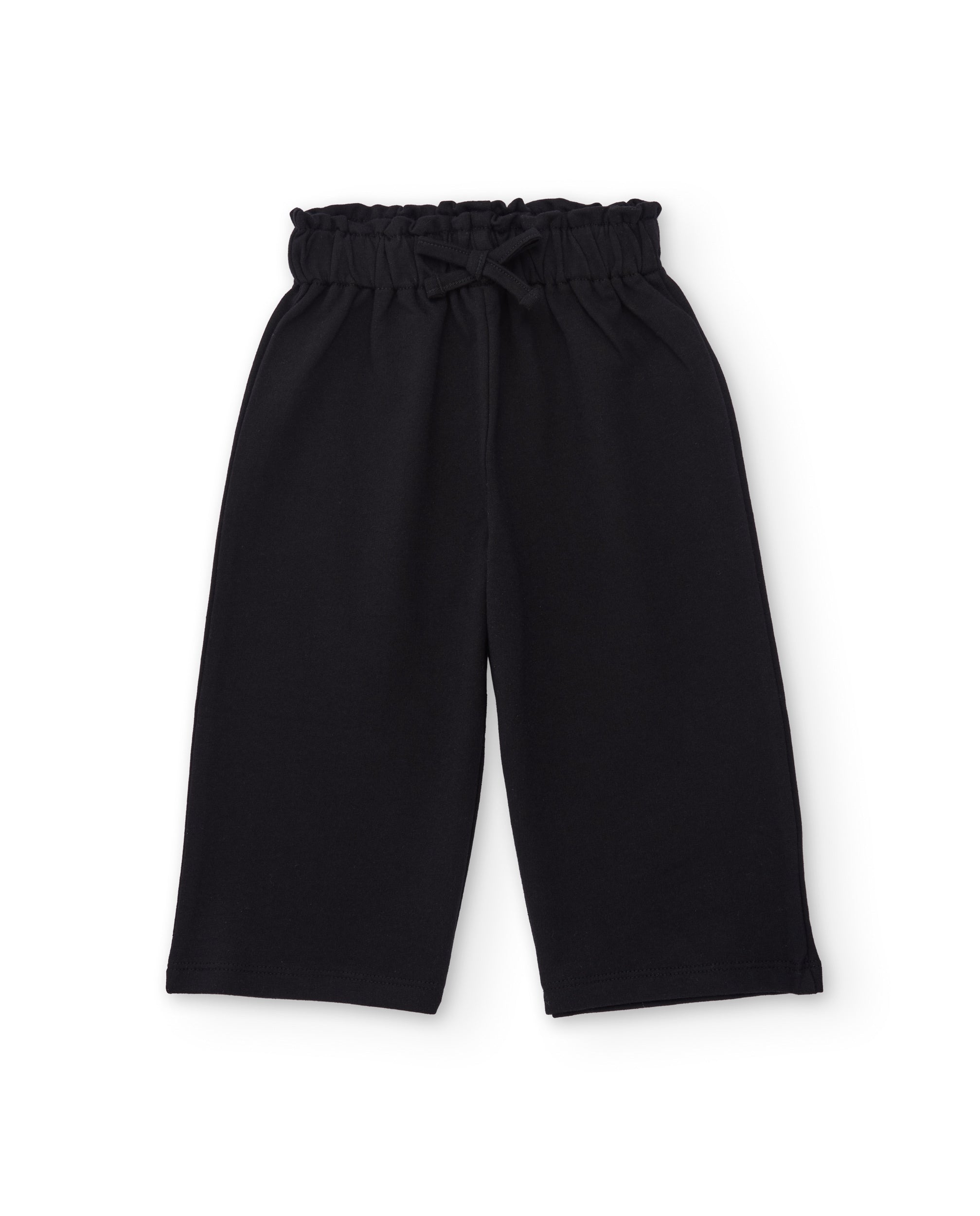 TucTuc Pantaloni Maglia Bambina Nero Vita Elastica