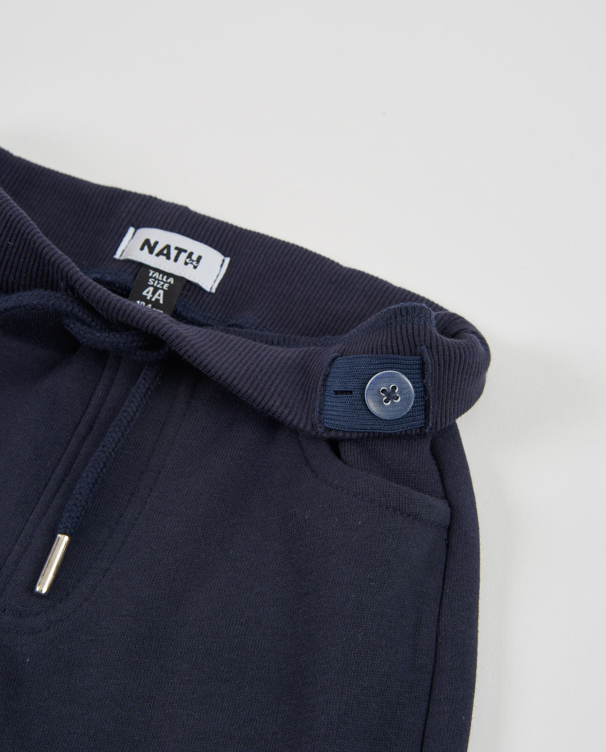 TucTuc Pantaloni Felpa bambino blu navy cargo tasche