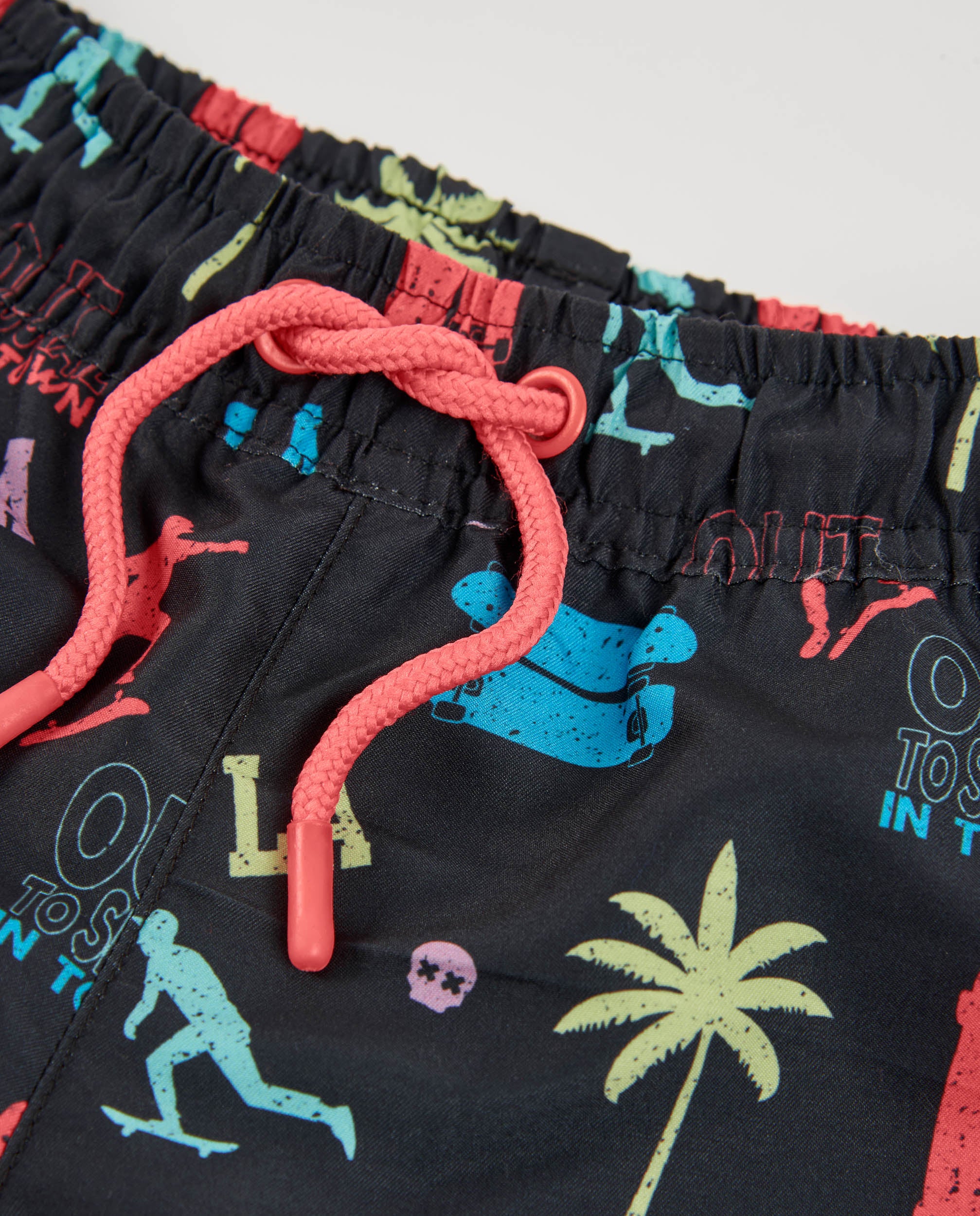 TucTuc Costumi Da Bagno Boxer Mare Bambino Skate Nero