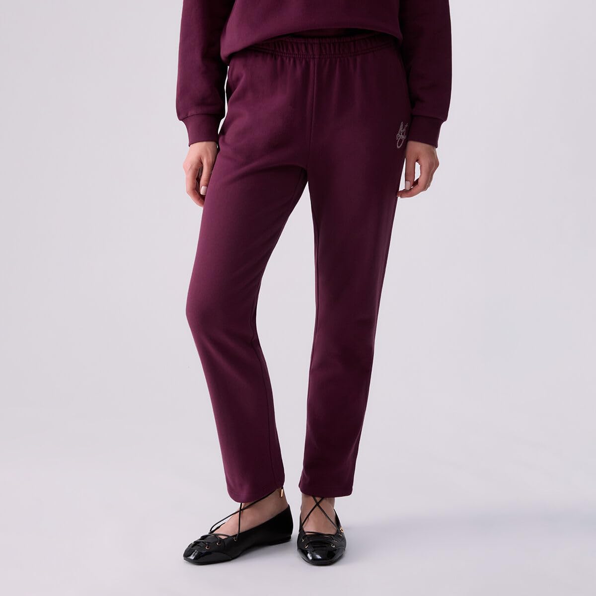 Liu Jo Pantaloni Regular Felpa Cotone Nero L tasche