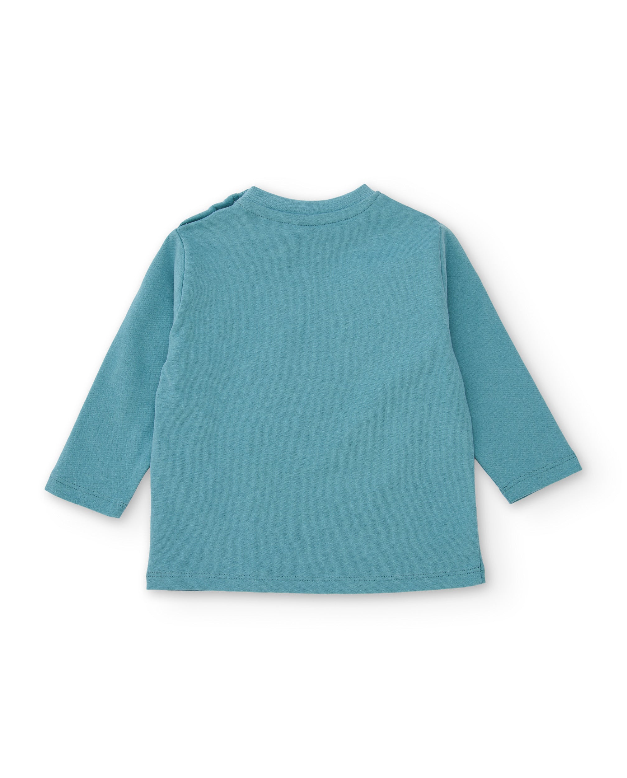 TucTuc Magliette maglia bambino blu maniche lunghe cotone