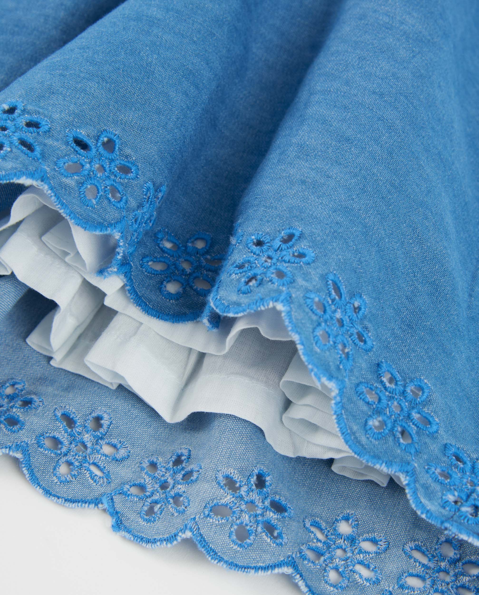 TucTuc Vestiti vestito bambina jeans blu denim
