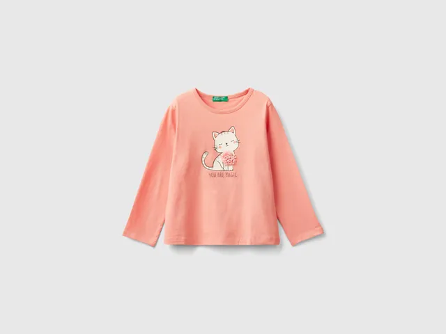 United Colors of Benetton Petal maglietta cotone bio bimba 98