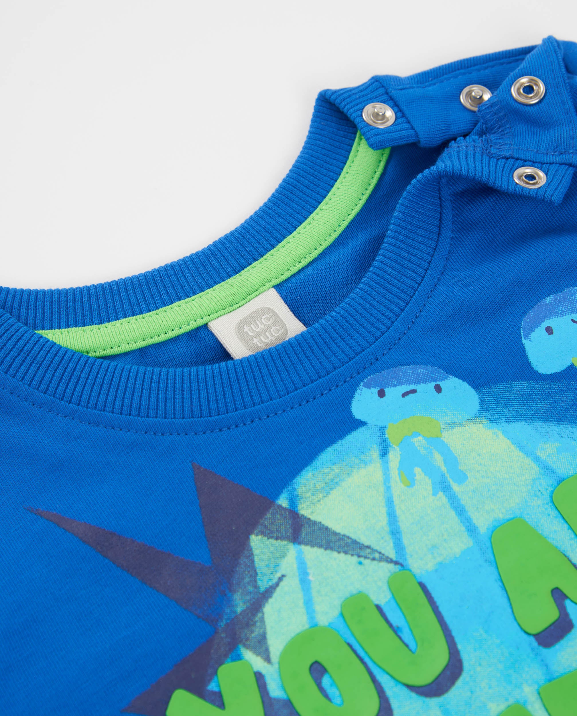 TucTuc Magliette t-shirt bambino blu stampa medusa