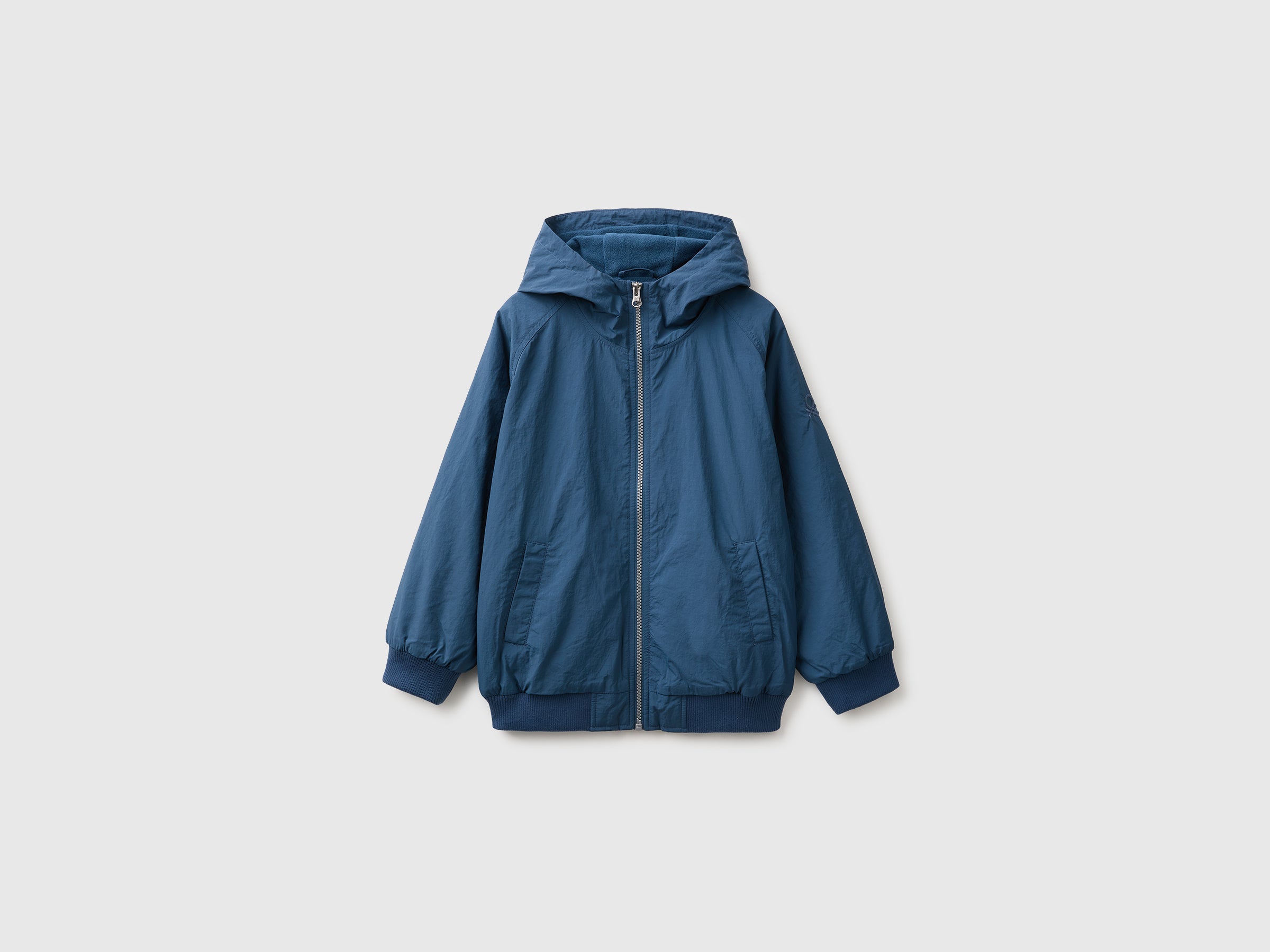 United Colors of Benetton Giacca nylon cappuccio antipioggia