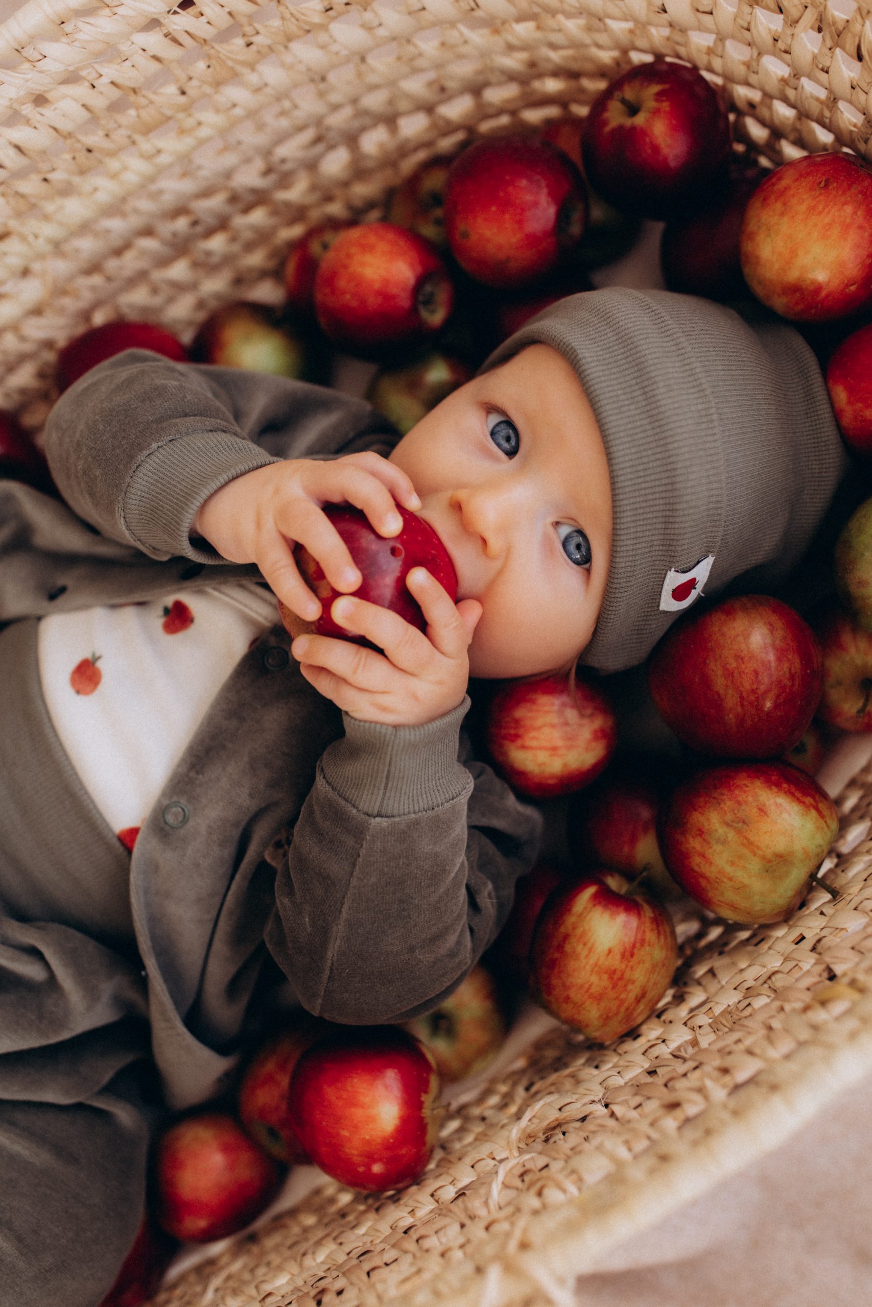 Woolly Organic Baby Hats Beanie cuffia cotone bio AW26