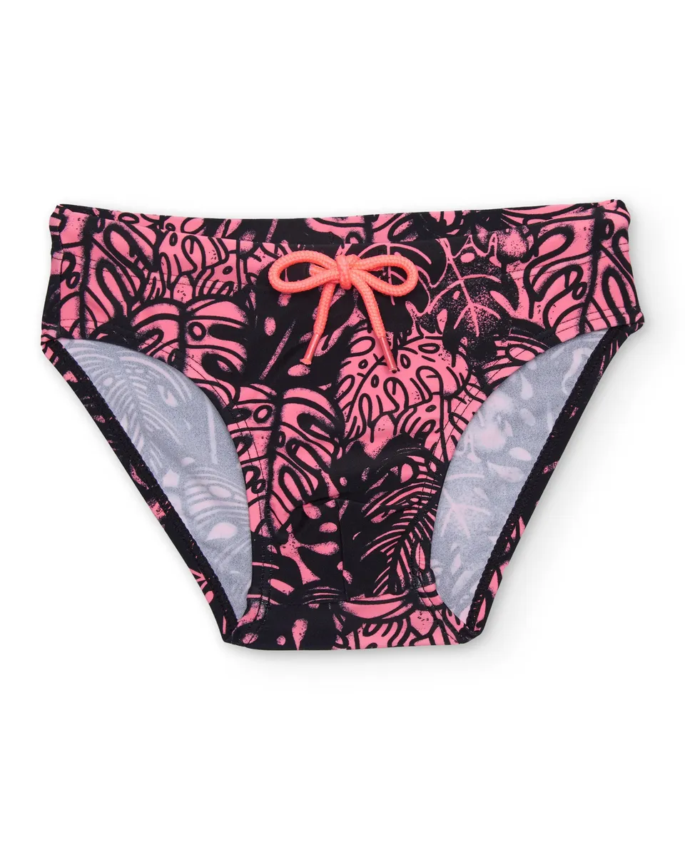 TucTuc Costumi Da Bagno Slip Bambino Nero Elastico