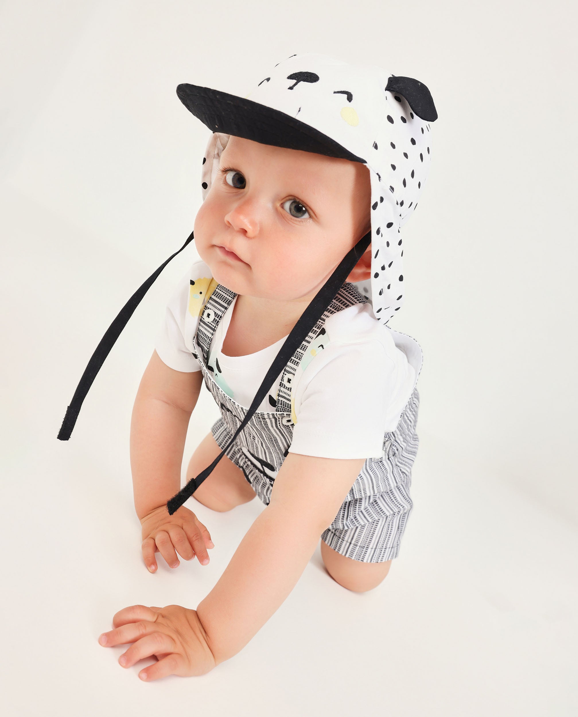 TucTuc Accessori Cappellino Neonato Bianco Visiera