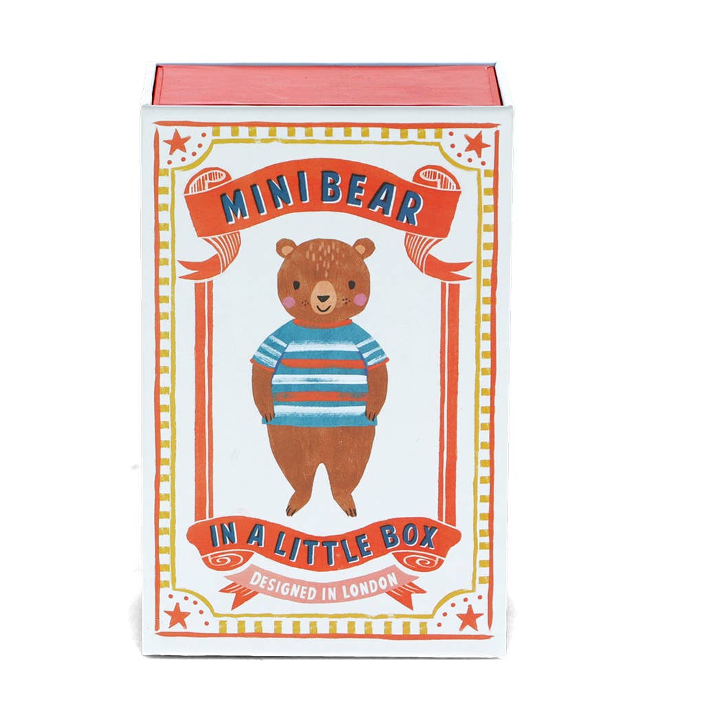 Rex London Mini peluche orsetto con copertina 11,5 cm