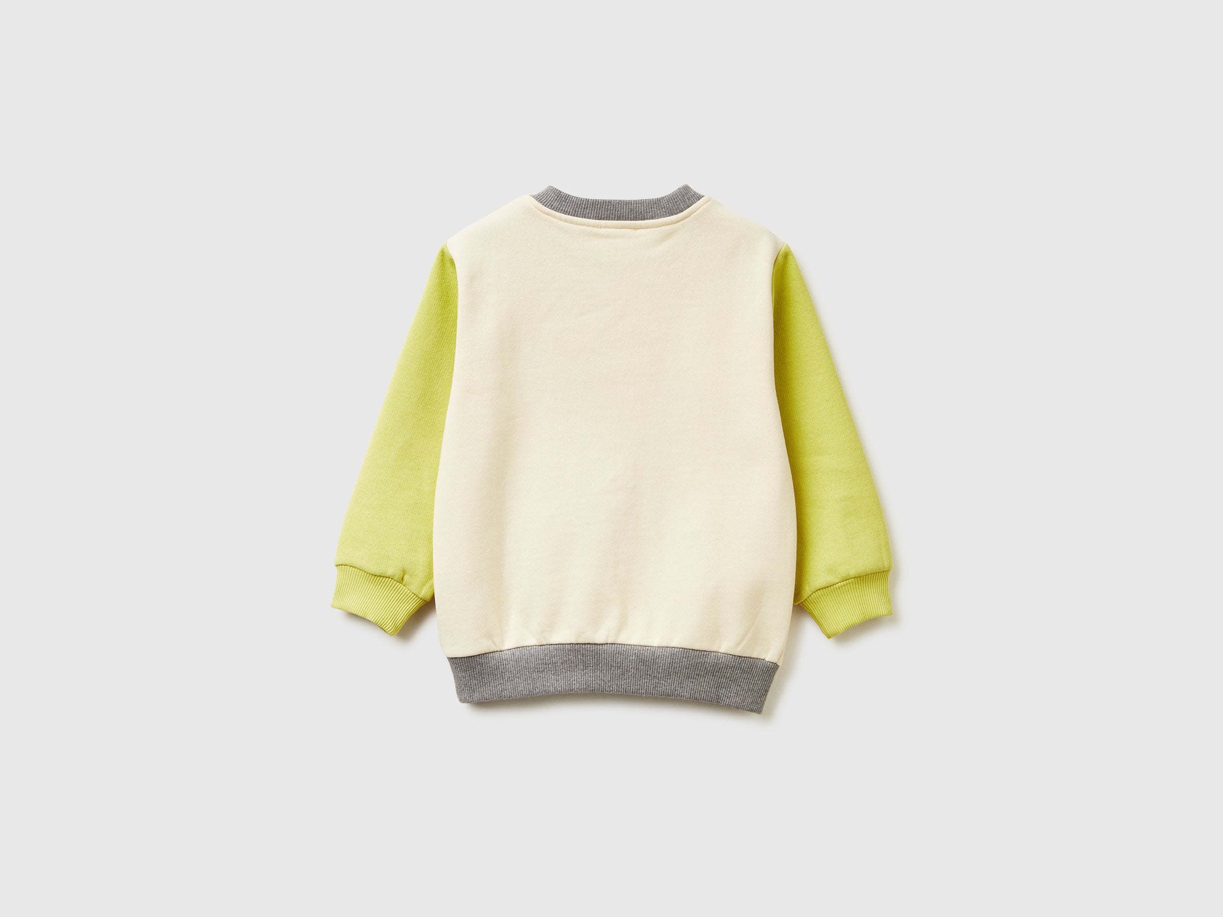 United Colors of Benetton felpa girocollo tasca marsupio cotone