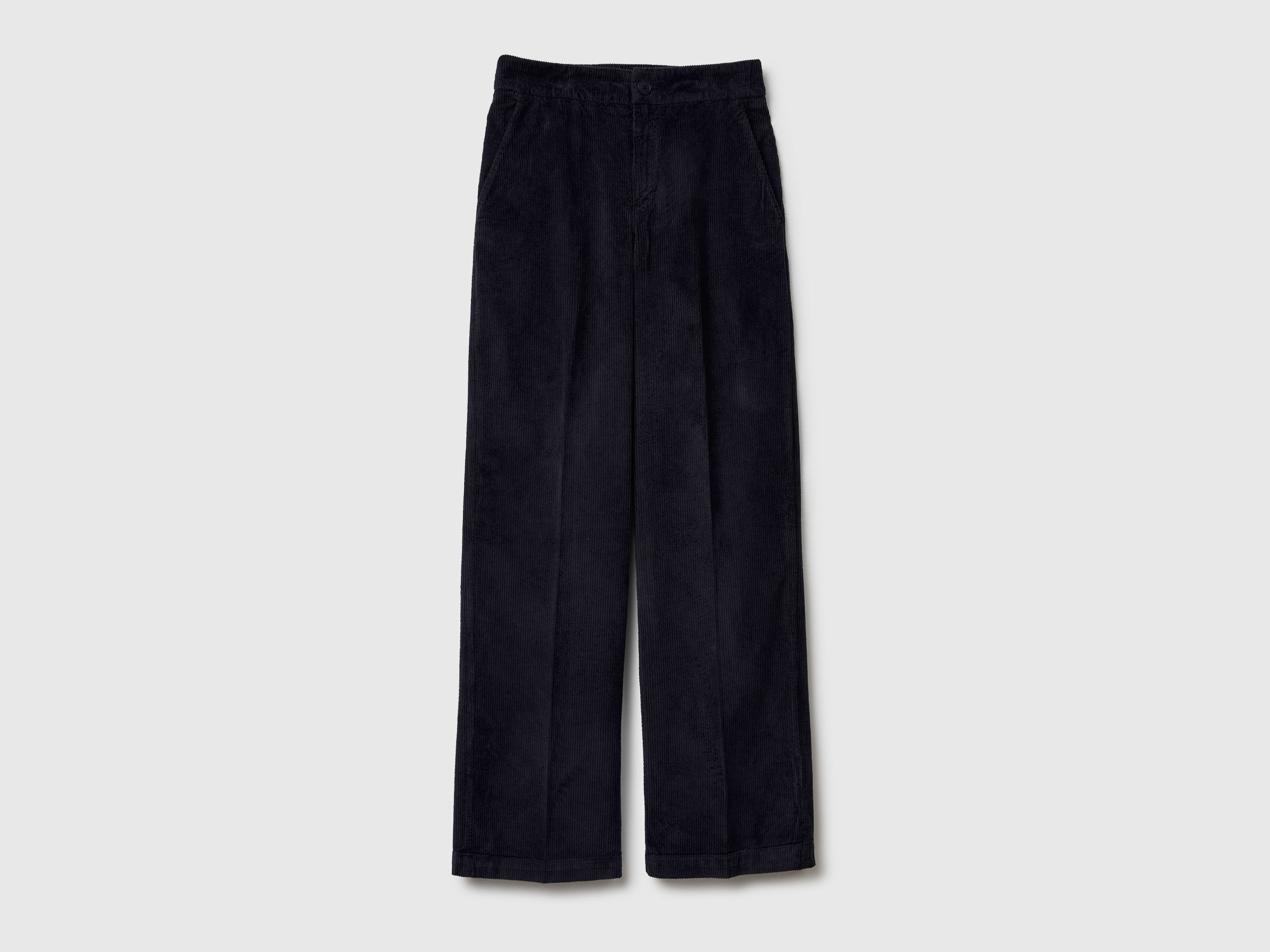United Colors of Benetton pantaloni velluto gamba larga