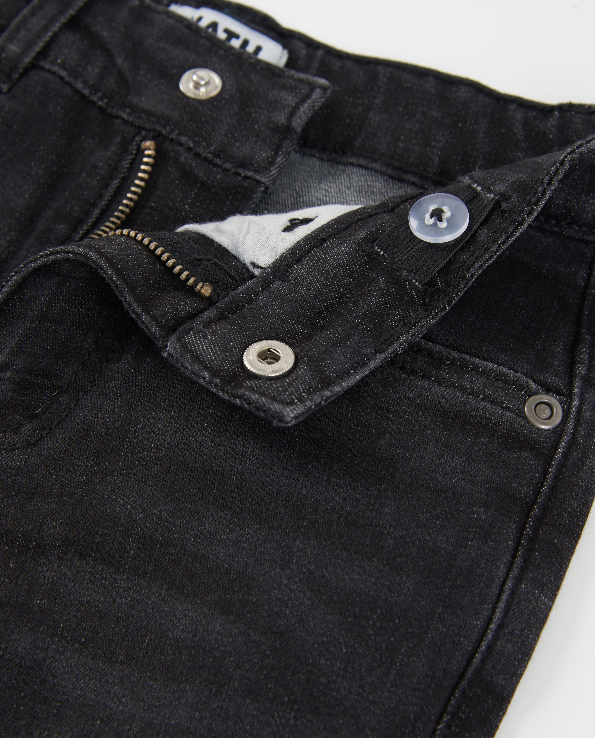 TucTuc Pantaloni jeans bambino denim grigio scuro dritto