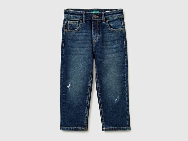 United Colors of Benetton Jeans pantaloni denim strappati 104