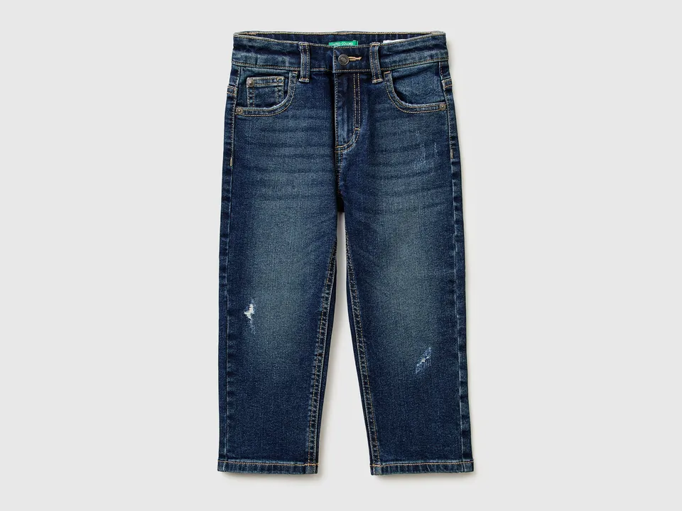 United Colors of Benetton Jeans pantaloni denim strappati 104