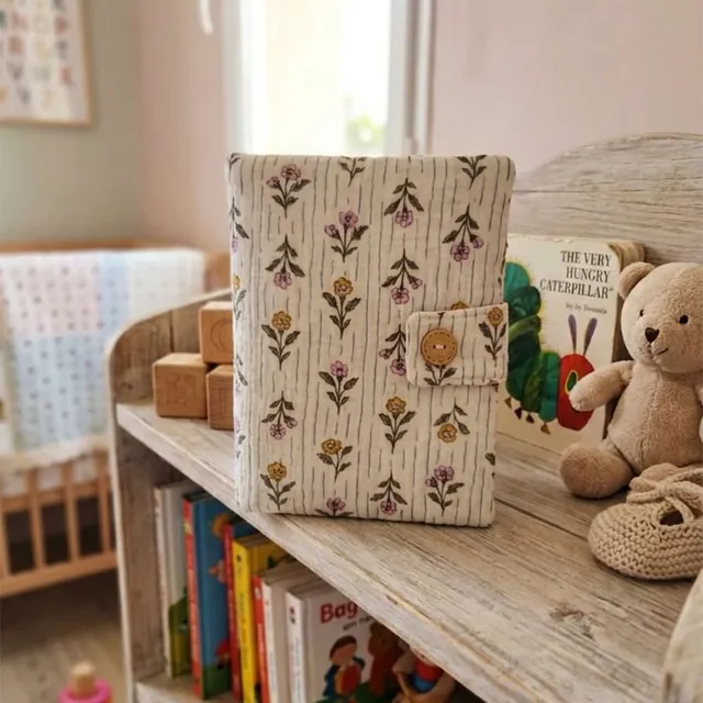 Petite Citrouille Les Essentiels Copertina Hortense libretto cotone fiori