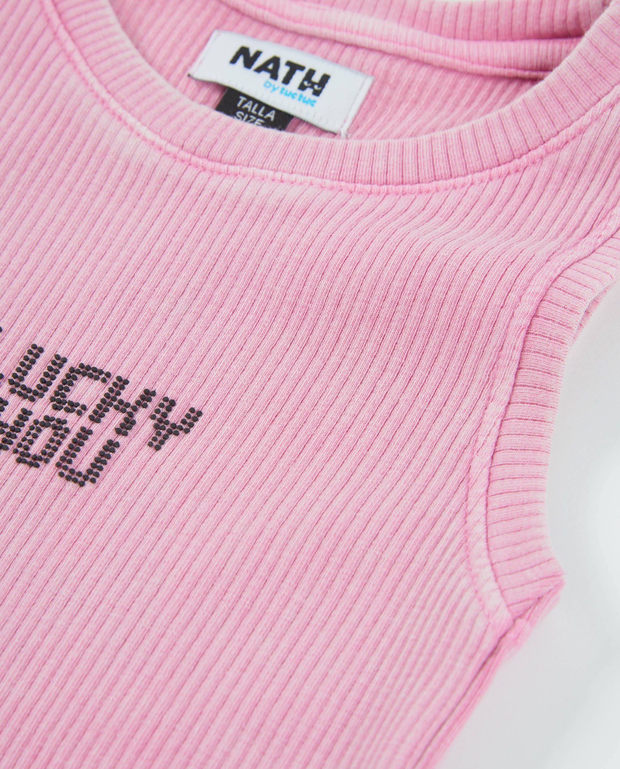 TucTuc Vestiti vestito bimba rosa coste Lucky You
