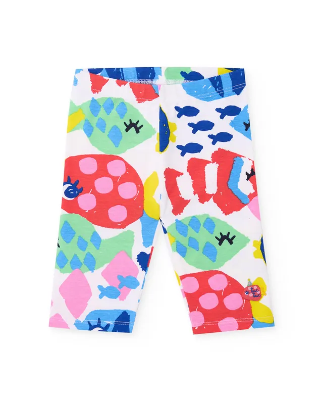 TucTuc Leggings Stampa Marina Leggings Multicolore Cotone
