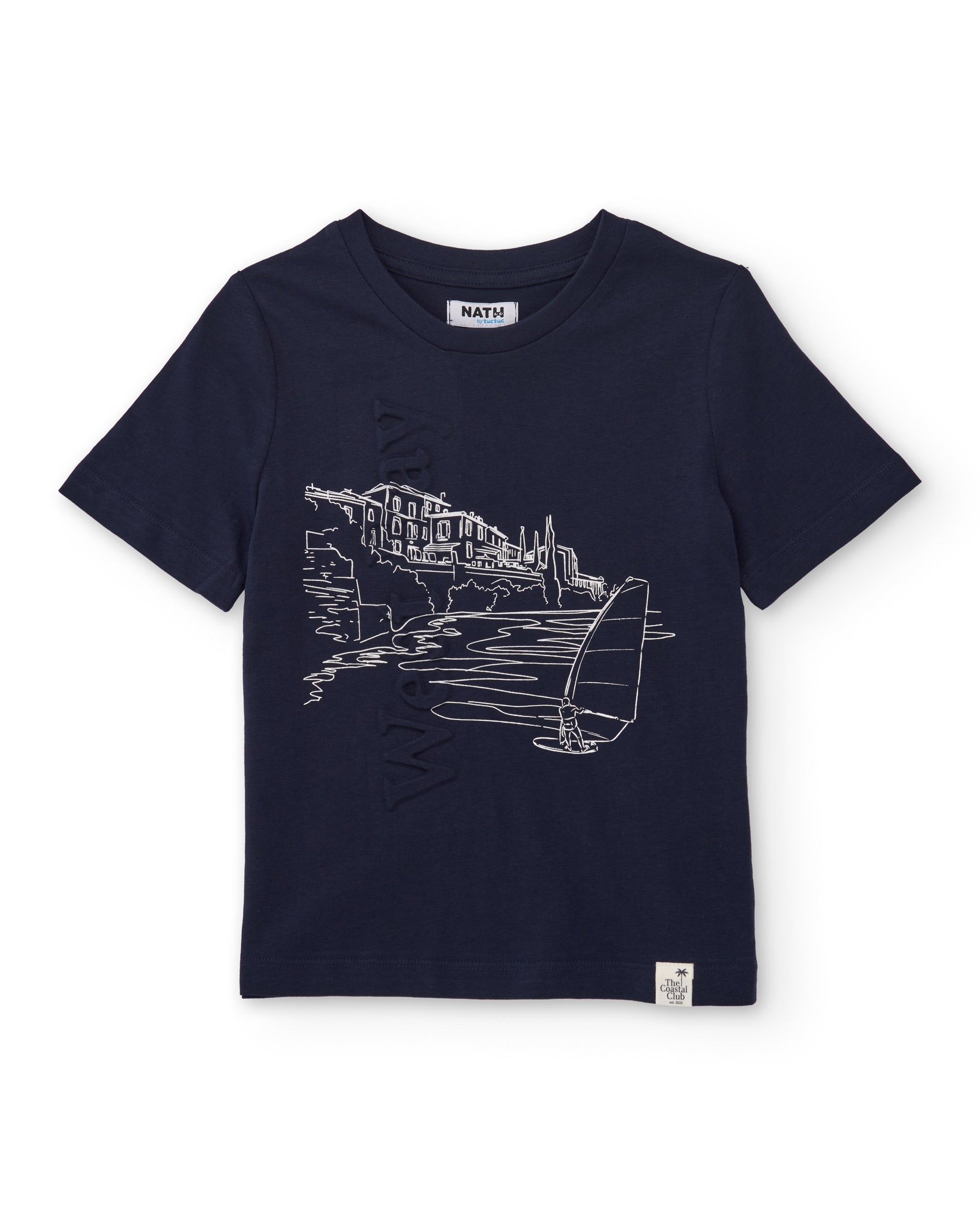 TucTuc Completo bambino navy bermuda beige 4 anni