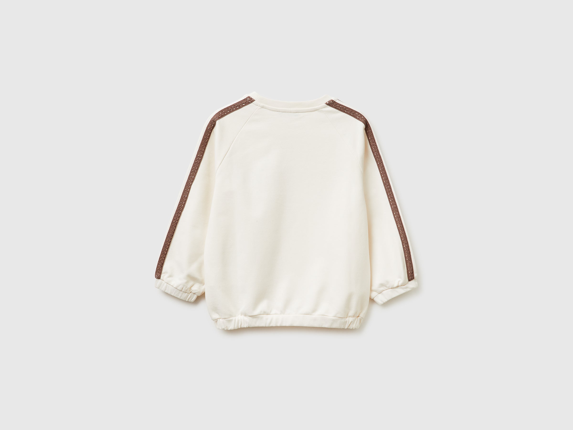 United Colors of Benetton 3F9VG10M2 felpa pizzo cotone 104
