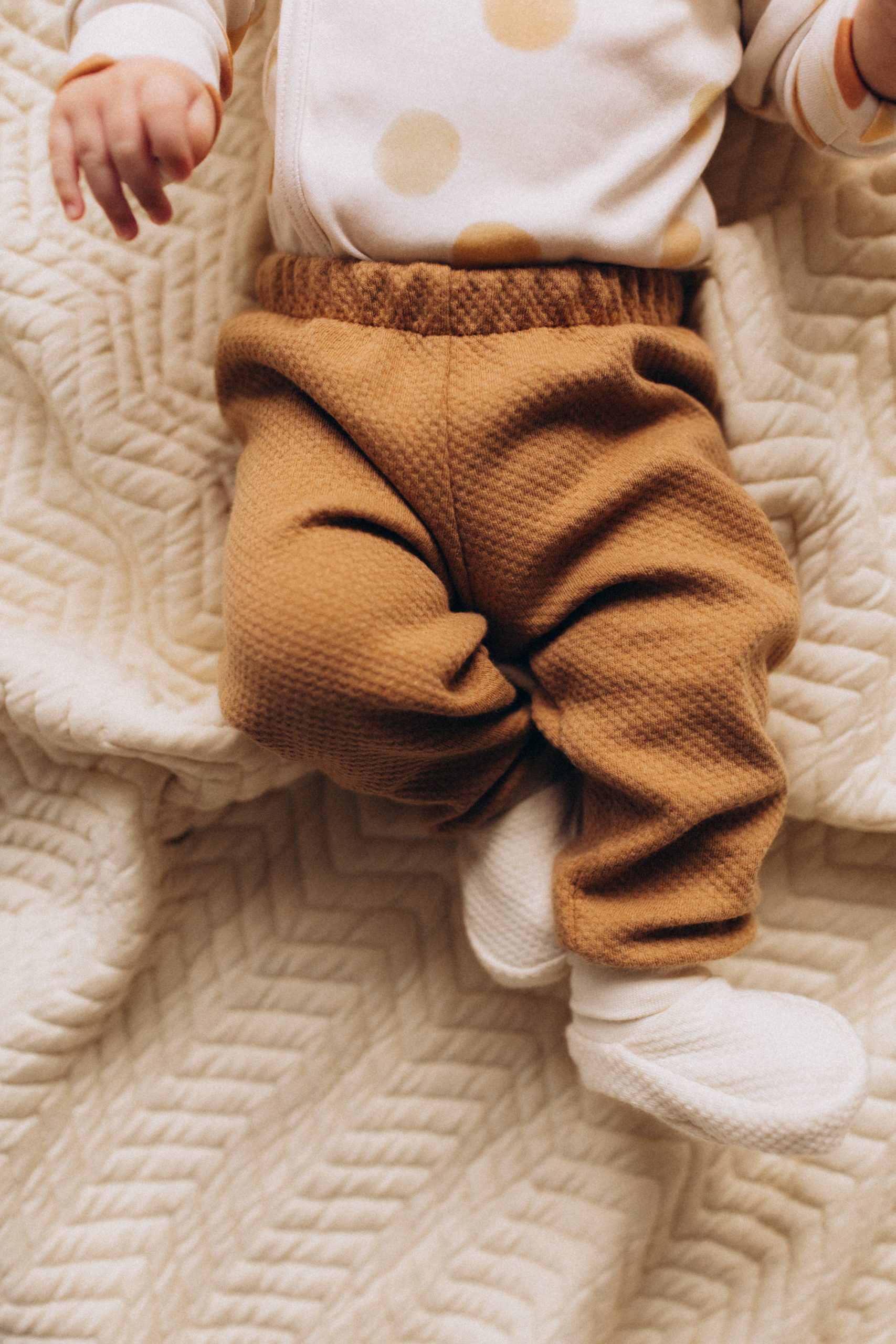 Woolly Organic Baby Trousers pantaloni neonato cotone bio Noos