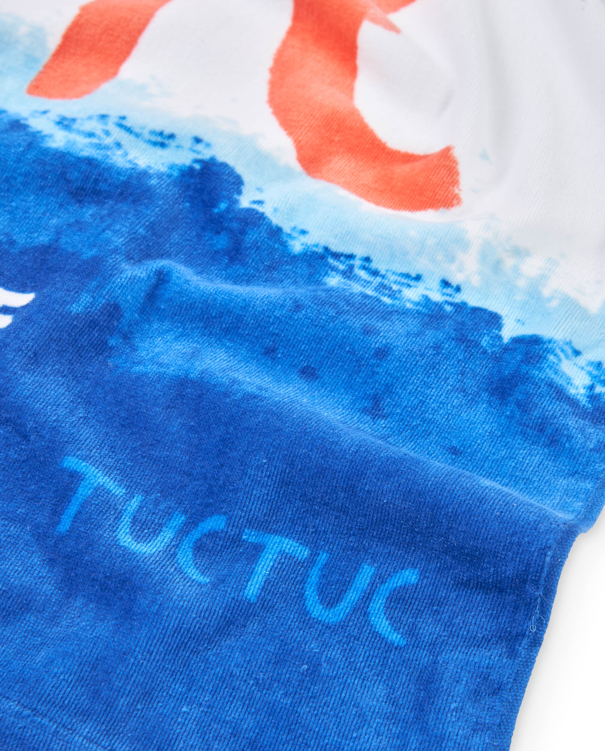 TucTuc Asciugamani telo mare blu granchio taglia unica