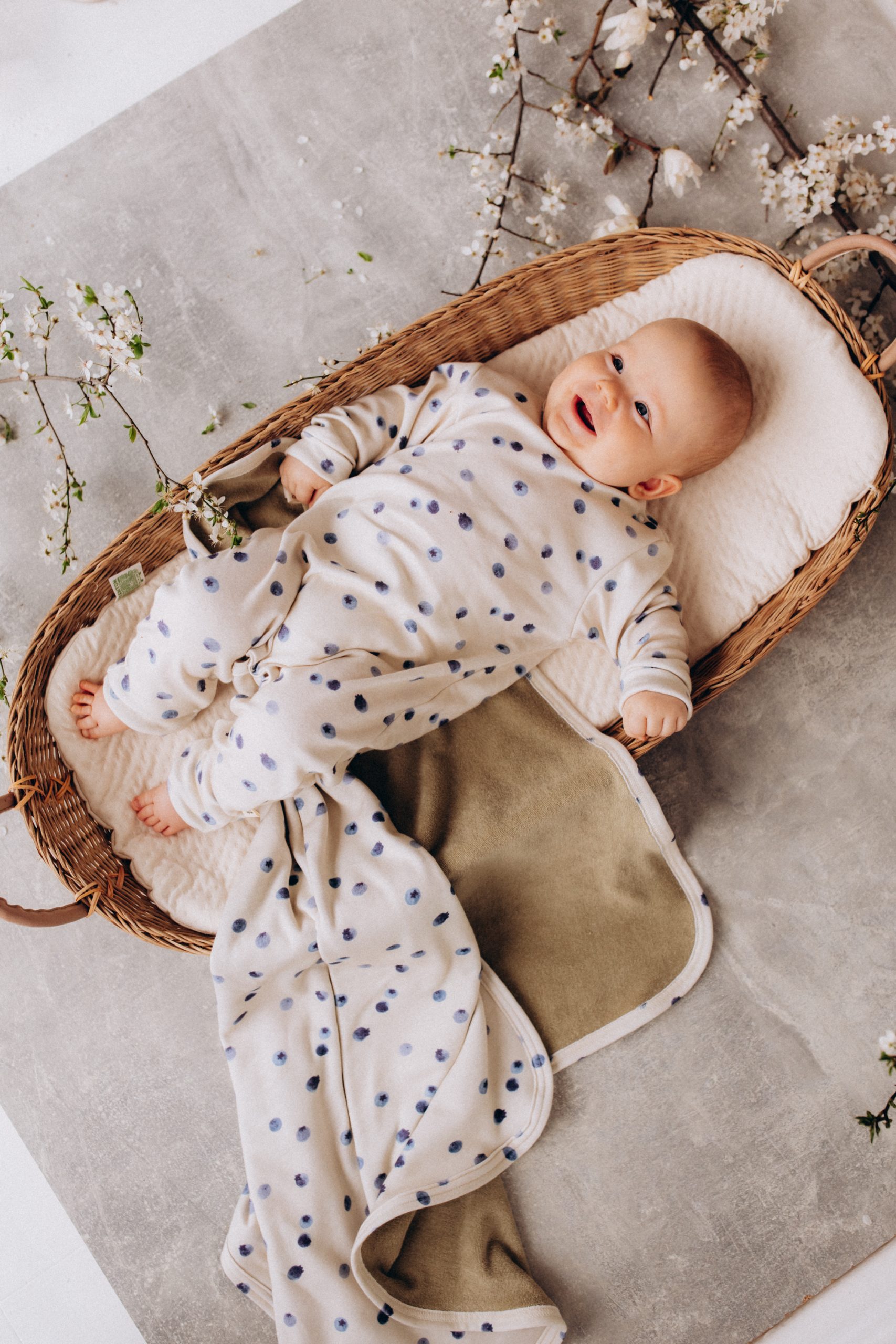 Woolly Organic Baby Blankets coperta neonato cotone bio